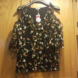 Pleione floral blouse